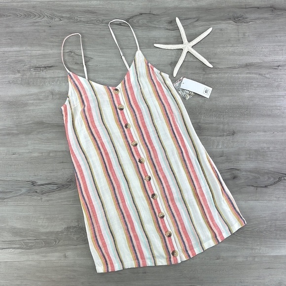 🔆RIP CURL🔆SEAPORT SRTIPE DRESS - Picture 2 of 14